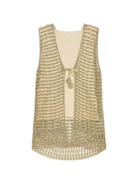 Szydełkować kamizelka Maliparmi