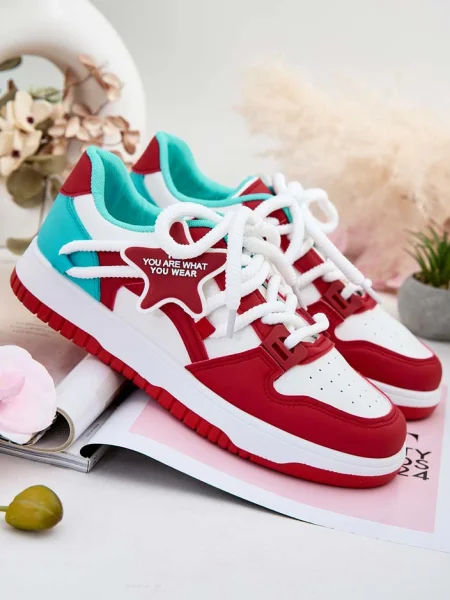 Sneakerși Resti alb