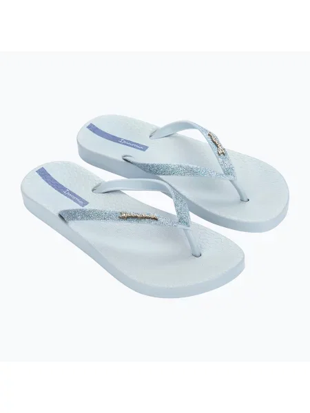 Șlapi pentru femei Ipanema Anatomica Lolita light blue/glitter blue albastru