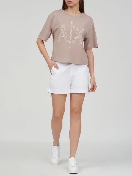 Футболка Armani Exchange бежева