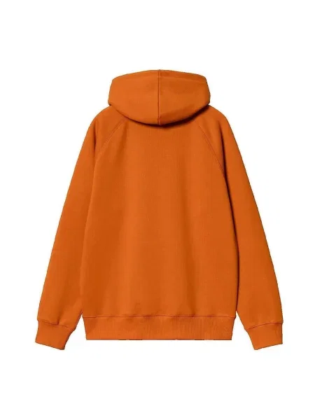 Geacă Carhartt cu glugă portocaliu