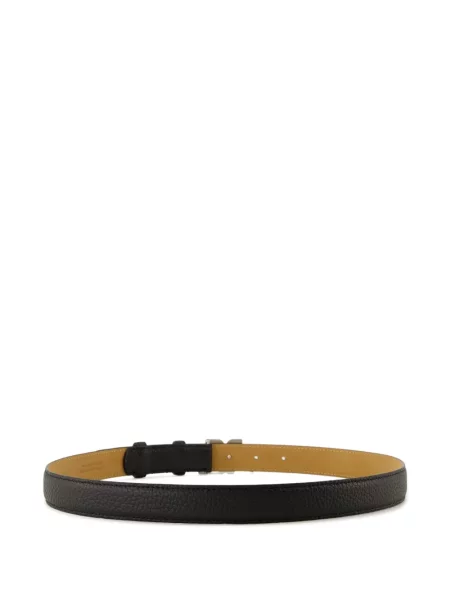 Curea Courreges din piele negru