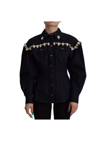 Koszula Dolce And Gabbana niebieska