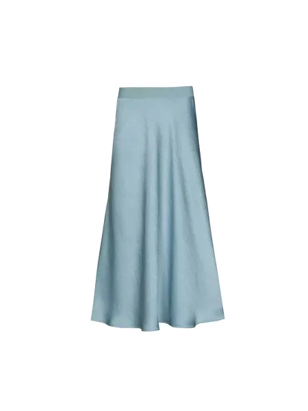 Spódnica midi Marie Méro do kolan zielona