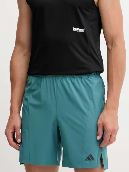 Sportovní šortky adidas Performance tyrkysová