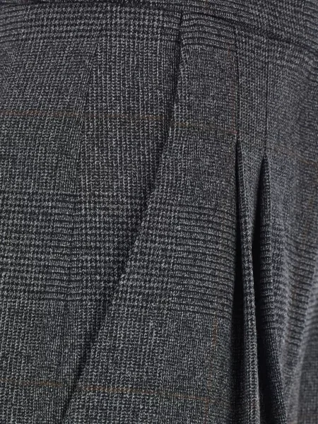 Pantaloni Pt Torino în carouri gri