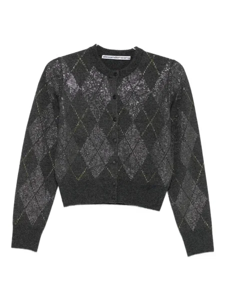 Cardigan Alexander Wang de lână gri