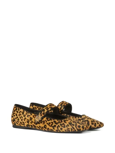Raštuotos balerinos Karl Lagerfeld leopardinės ruda