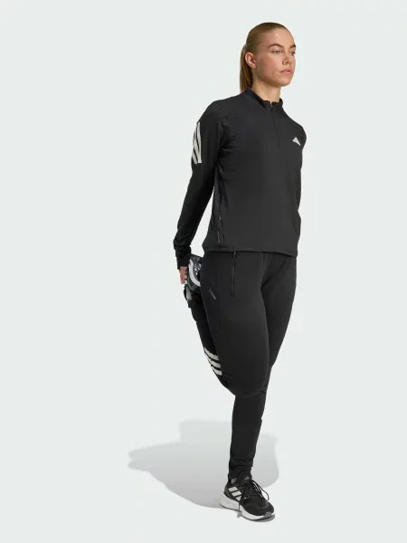 Переработанный спортивные штаны Adidas черные