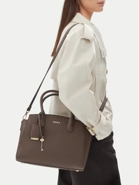 MEXX Ročna torba Temno rjava