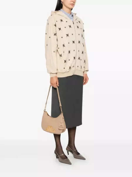 Geantă Love Moschino maro