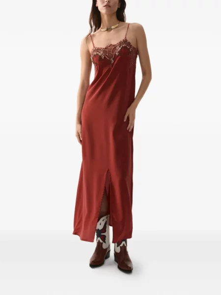 Rochie midi Fortela roșu