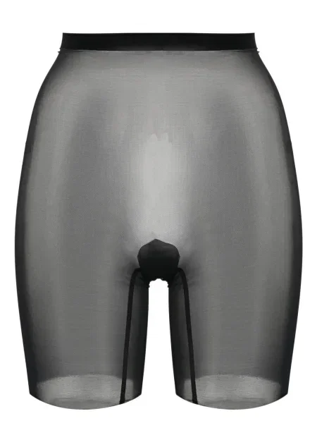 Pantaloni scurți Wolford din tul negru