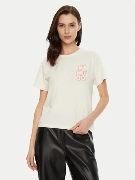 HUGO Tricou Écru