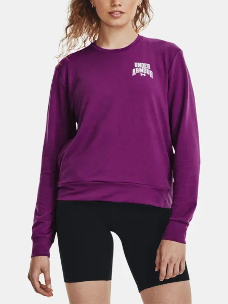 Frottír melegítő felső Under Armour lila