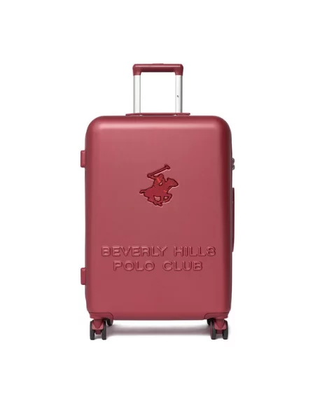 Чемодан Beverly Hills Polo Club бордовый