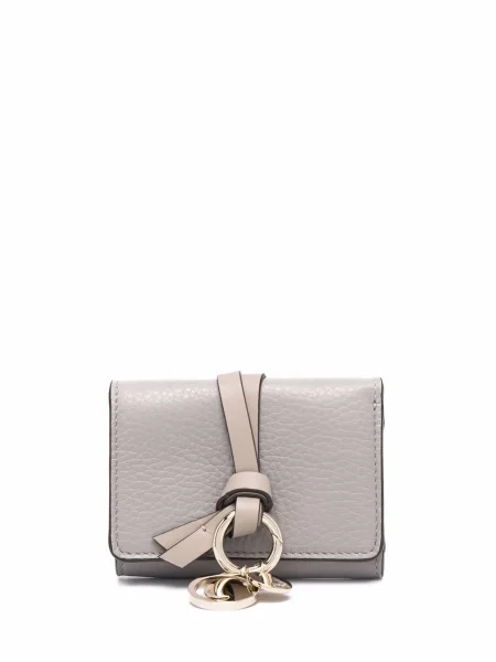Portofel Chloé Alphabet gri