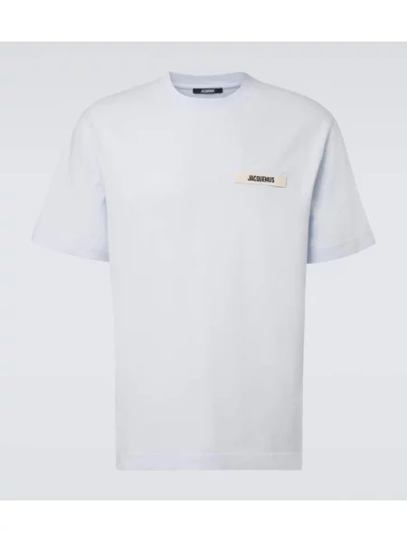 Tricou Jacquemus din jerseu albastru