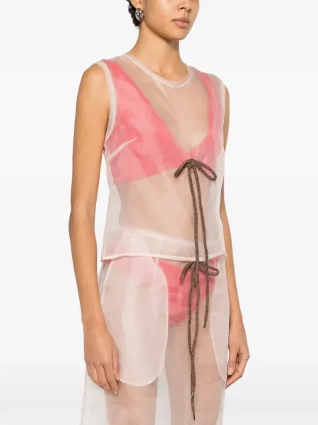 Top Simone Rocha transparente