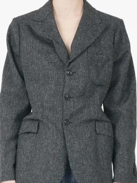 Яке Maison Margiela от туид сиво