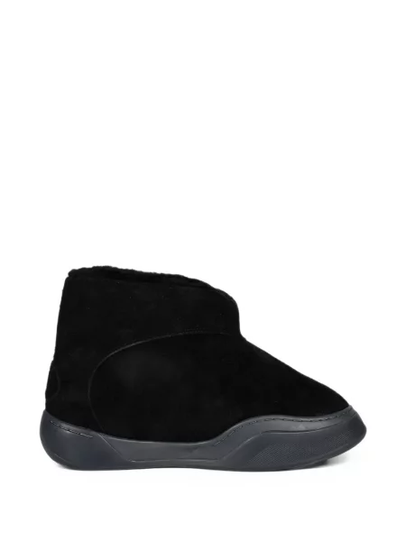 Botine Erl din piele de căprioară negru