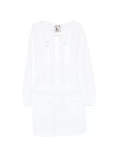 Rochie mini Semicouture cu legături de costum alb