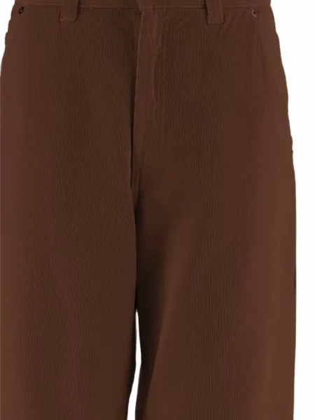 Pantaloni Haikure de catifea cord maro