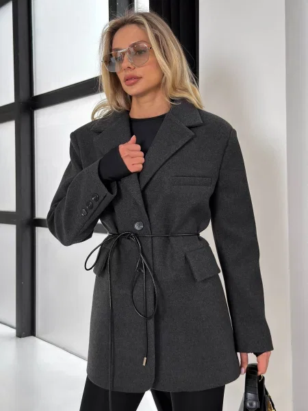 Пальто Jadone Fashion Trend_grafit графіт