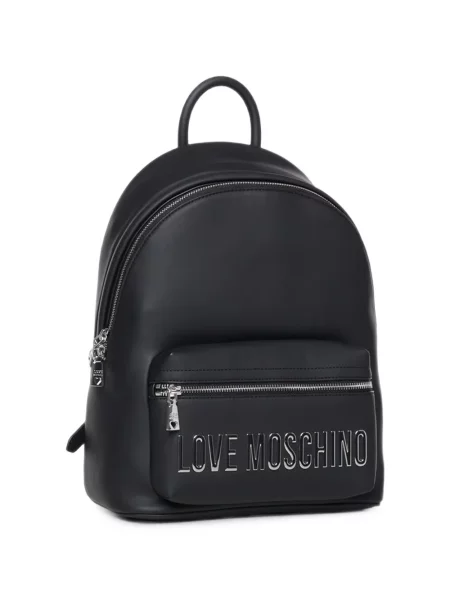 Rucsac Love Moschino cu autograf negru