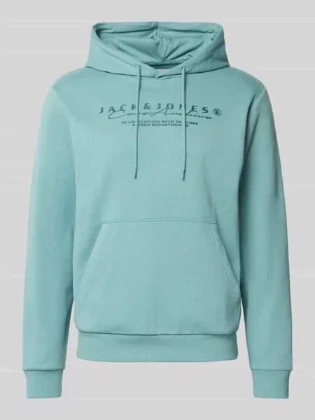 Bluza z kapturem z nadrukiem z logo Jack & Jones