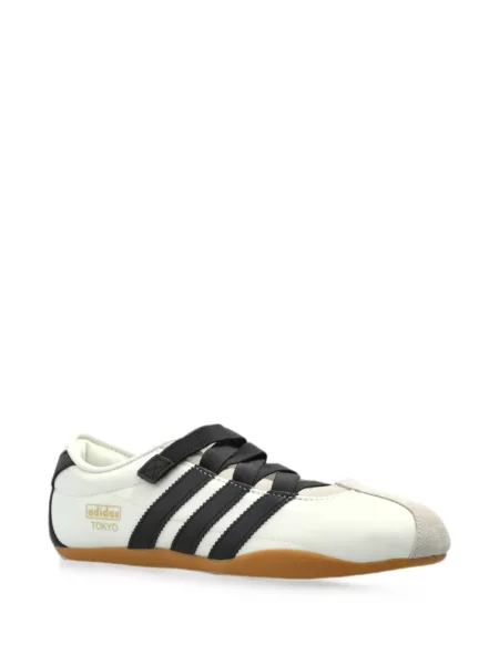 Decupat fustă Adidas cu broderie alergare alb