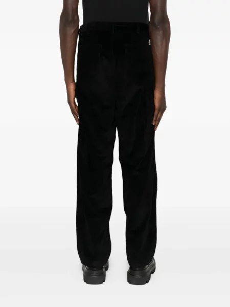 Pantaloni Moncler de catifea cord negru