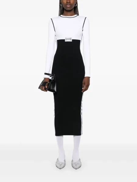Rochie maxi Jean Paul Gaultier de costum alb
