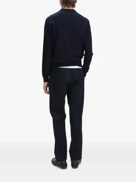 Μακρύς polo A.p.c. με κέντημα μπλε