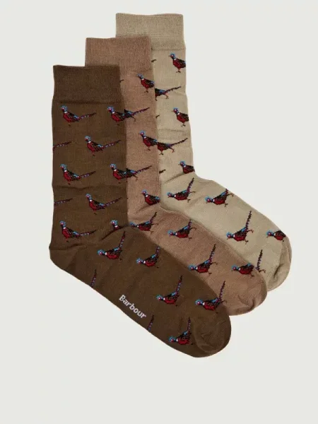 Barbour Șosete Pheasant maro