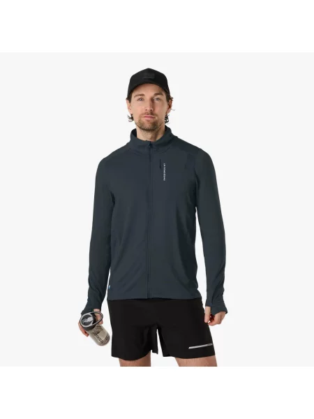 Bluza Wędrówki Mężczyzna Ultra Light Szybkoschnący niebieska