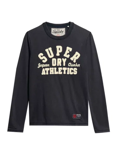 Superdry & Co Majica Athletic kremna / marine