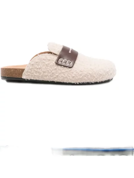 Papuci tip mules Jw Anderson din piele