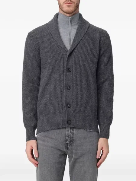 Cardigan Brooksfield de lână gri
