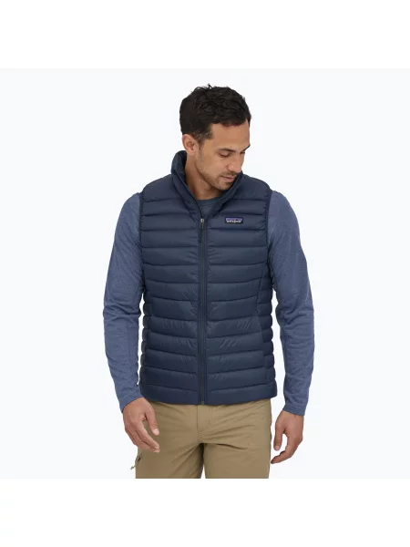 Vesta Patagonia Down Sweater new navy tmavě modrá