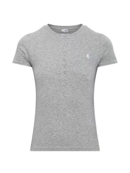 Tricou Mm6 Maison Margiela tricotate gri