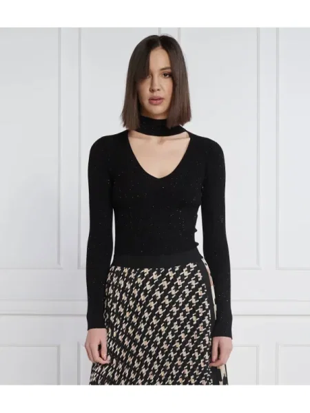 GUESS Pulover Ankle negru