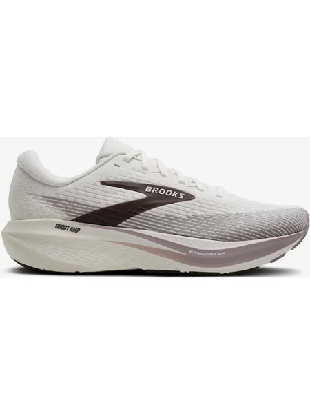 Buty do biegania Brooks Ghost Amp Medium jasnoszary biały