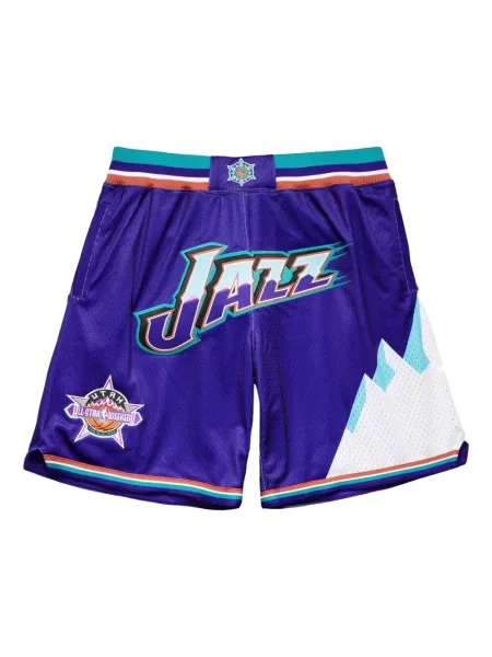 Pantaloni scurți de sport Mitchell & Ness violet