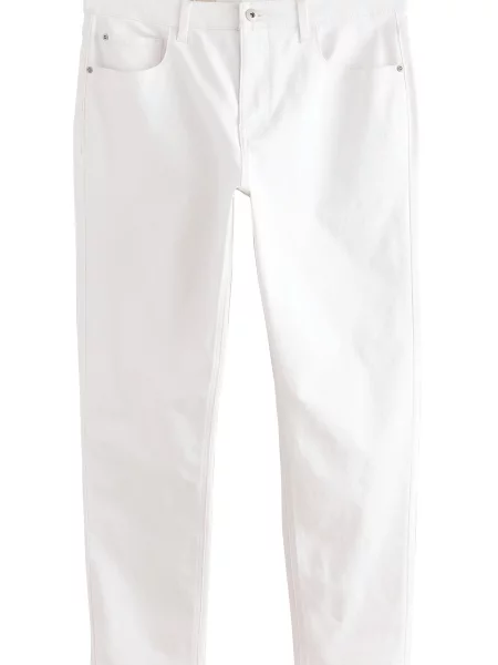 Next Jeans Essential denim alb
