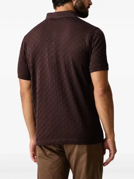 Tricou polo Karl Lagerfeld maro