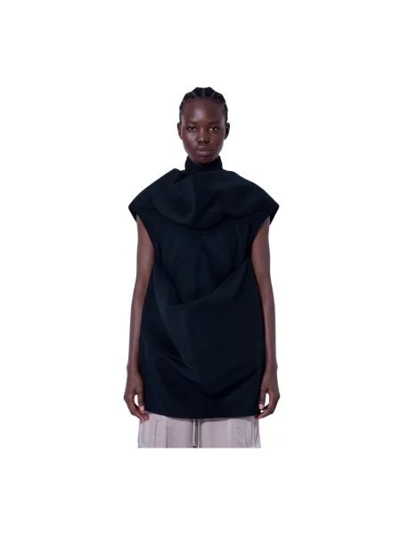 Top Rick Owens wełniany czarny