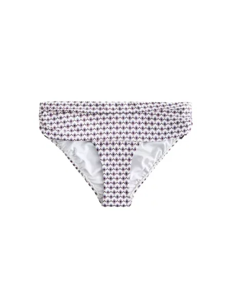 Next Slip costum de baie / crem / albastru porumbel / ciocolatiu bej