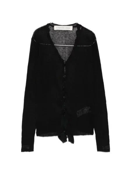 Cardigan A Tentative Atelier tricotate negru