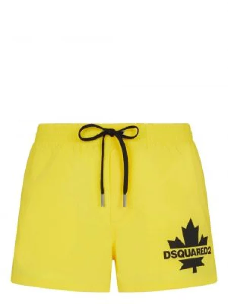 Шорти Dsquared2 с принт жълто